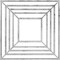 Ekena Millwork Raven Architectural Grade PVC Pierced Ceiling Medallion, Antiqued Silver, 32"OD x 11 3/4"ID x 1"P CMPP32X32RAASV - alternate 1